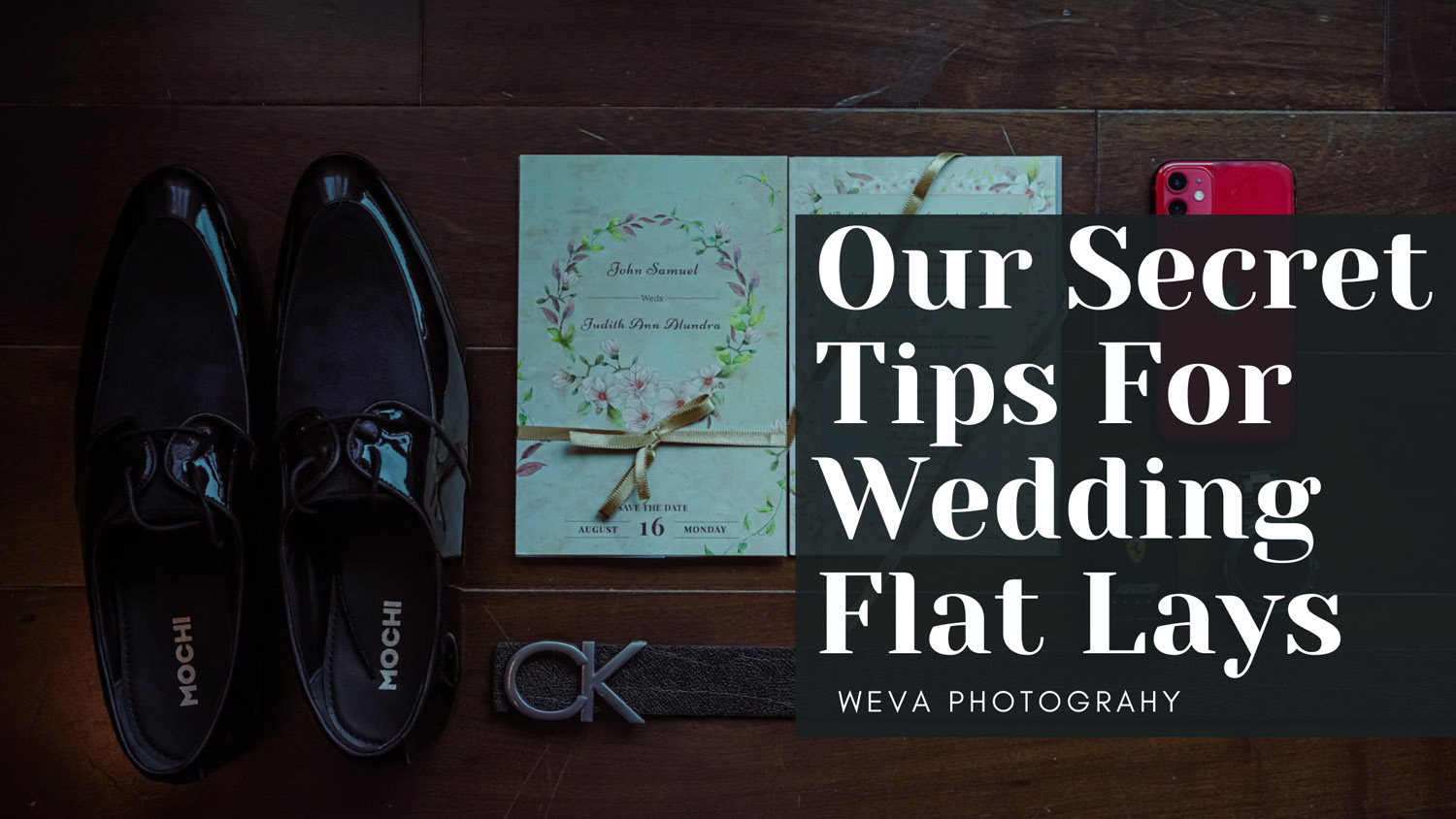 Wedding Flat Lay Photography