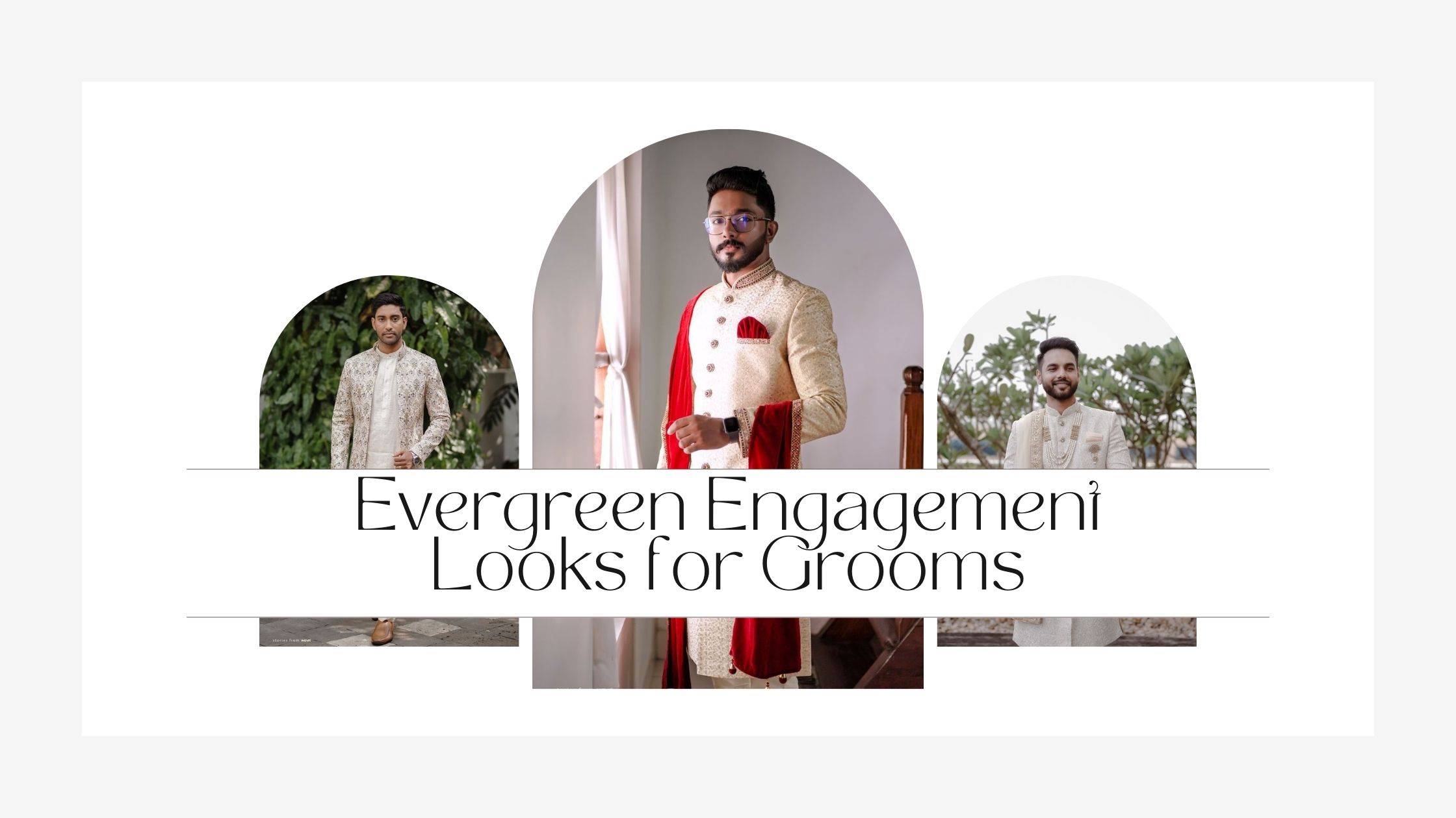 Evergreen Engagement Looks for Grooms