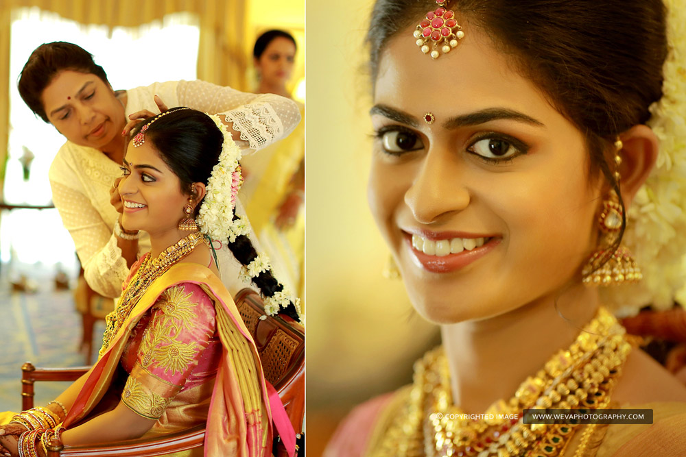 Traditional kerala hairstyle with towel hair bun on Craiyon