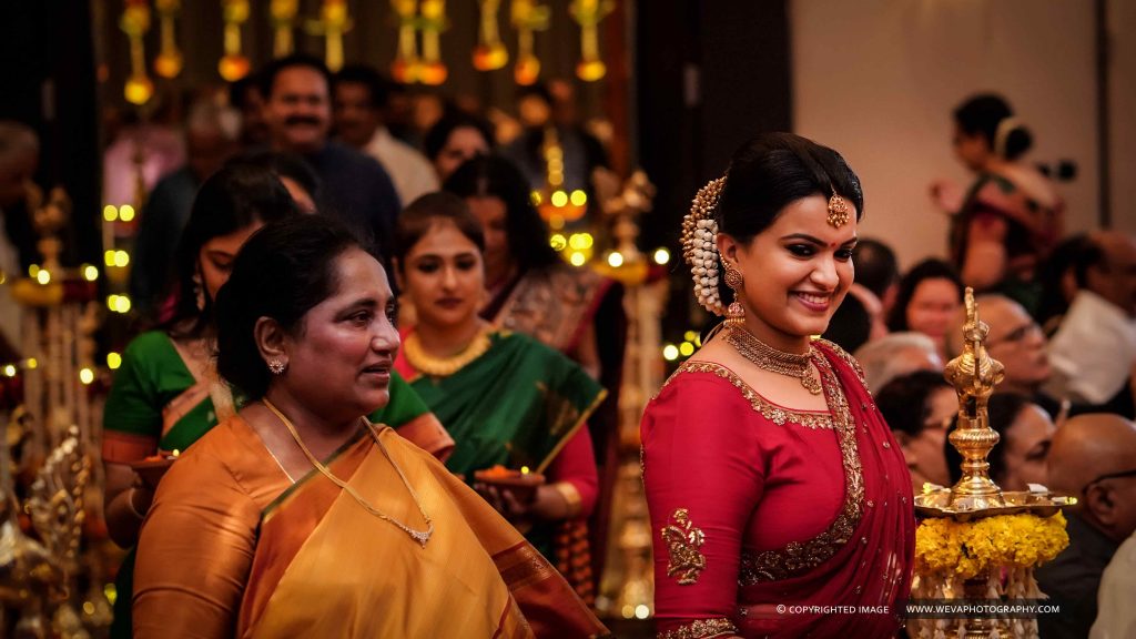 Gorgeous Chettinad Theme Sangeet Photography