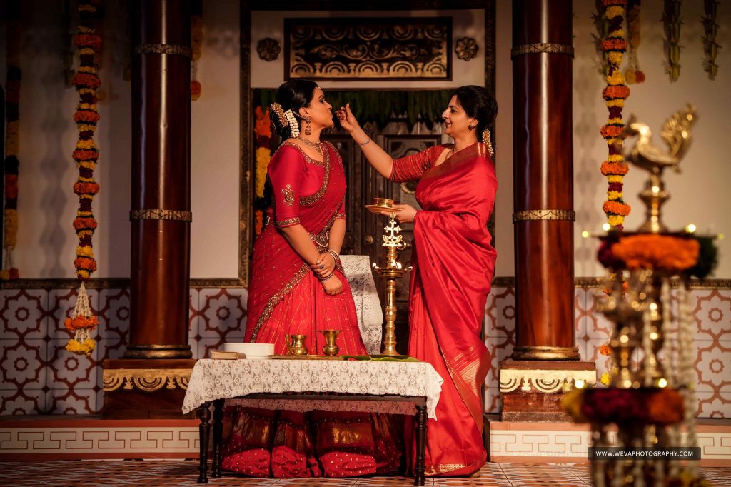 Gorgeous Chettinad Theme Sangeet Photography