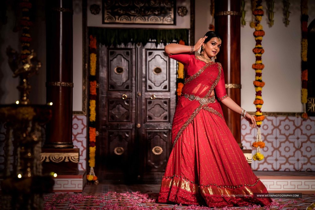 Gorgeous Chettinad Theme Sangeet Photography