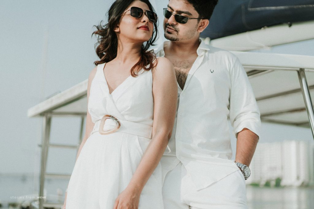 Cute Couple poses Pre Wedding Shoot