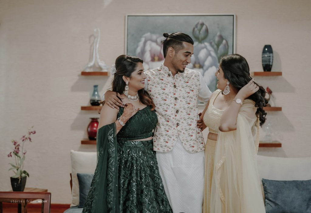 family portrait engagement