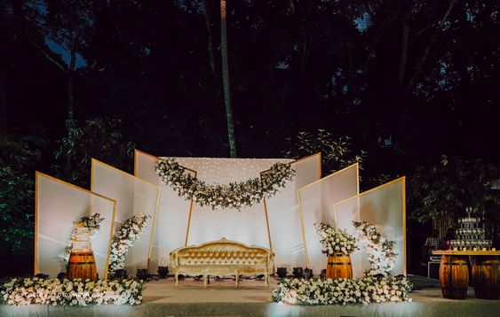 indoor wedding stages