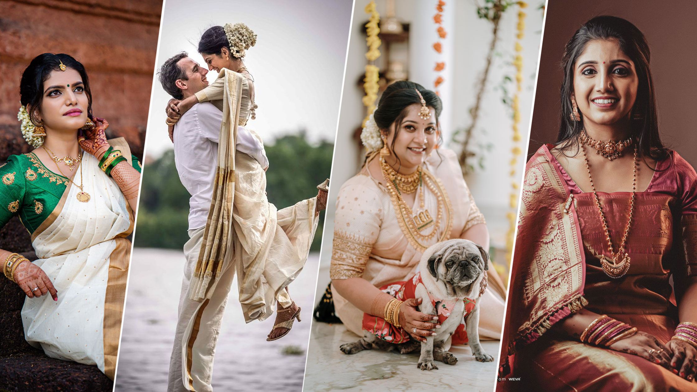 Explore The Collection Of Traditional Silk Sarees And Modern Designer Sarees  For Kerala Brides