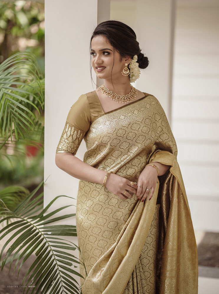 Bride in Engagement Ceremony