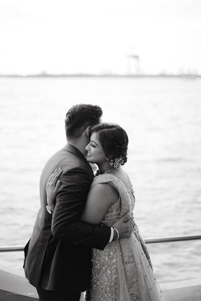 Black and White Couple Portrait