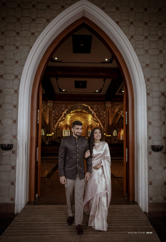 Malayalam Actor Miya George And Ashwin Philip's Church Wedding