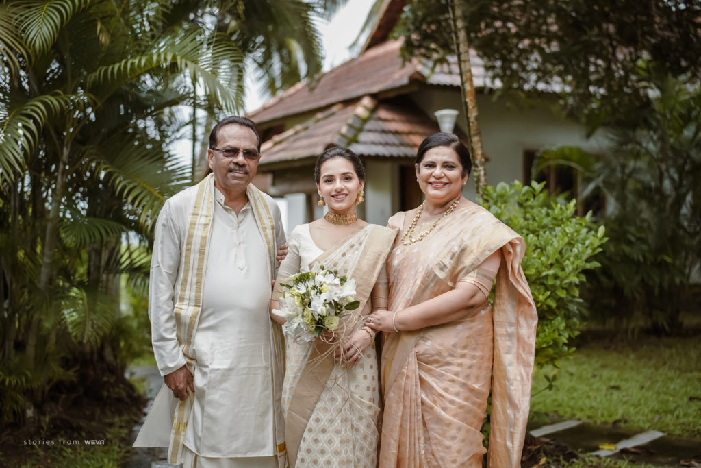 Christian Wedding Bride Family