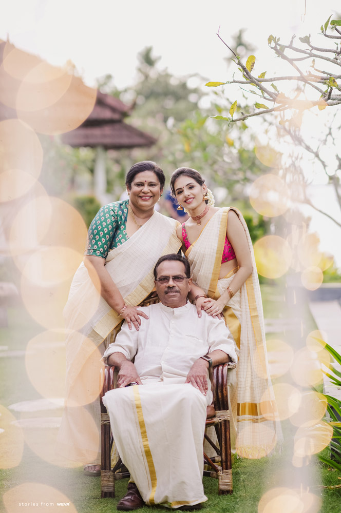 Christian Wedding Family Portrait