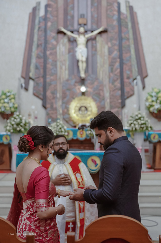 Kerala Christian wedding ring exchange