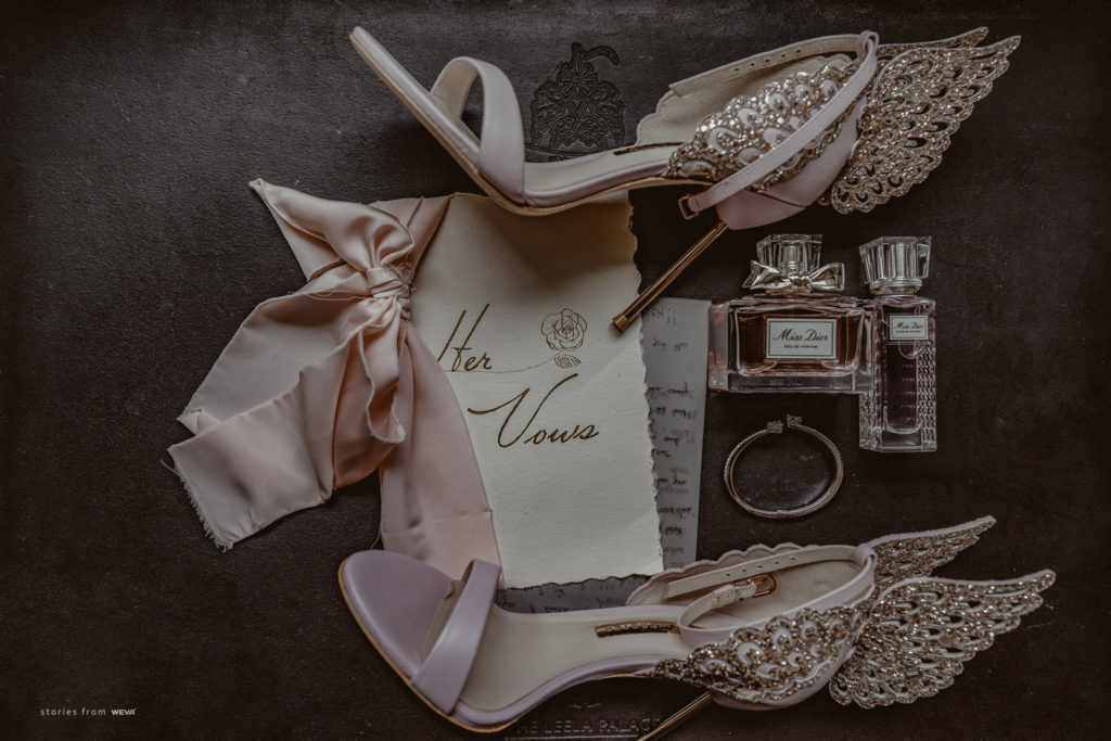  viral wedding flat lay