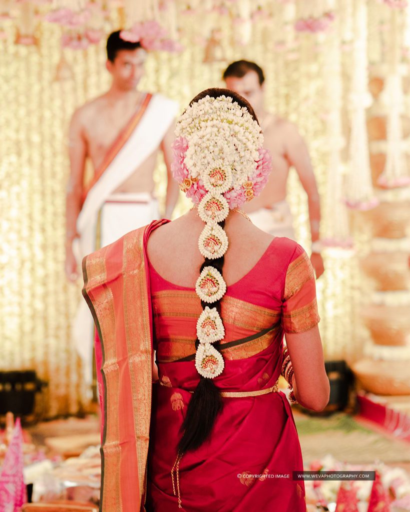 Pin by Vineela K on Colour coordinate ideas | Half saree designs, Wedding saree  blouse designs, Bridal sarees south indian