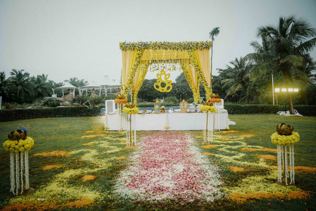 Outdoor Wedding Stage/Mandapa Designs