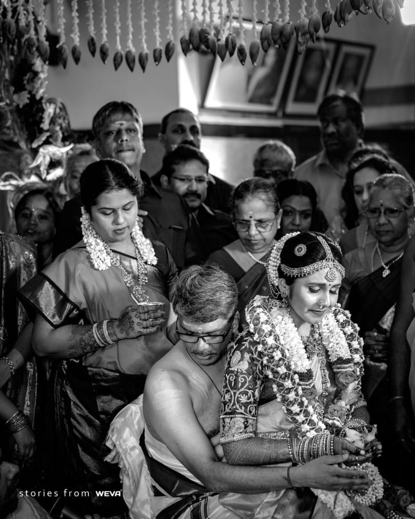 Brahmin Wedding Black and White