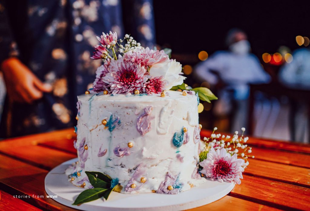 floral wedding cake designs