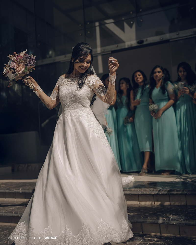 Christian Bridal Saree for a Stunning Kerala Bride