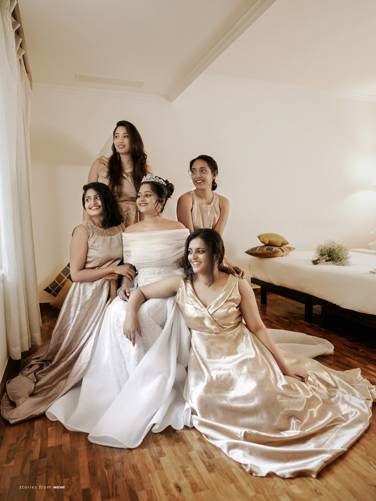 Non-White Wedding Dress Photo Shoot by Yes I Do Bridal | Sugar Weddings &  Parties
