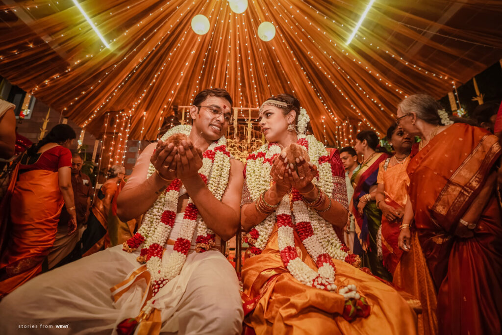 Couple Portrait Tamil Brahmin Wedding