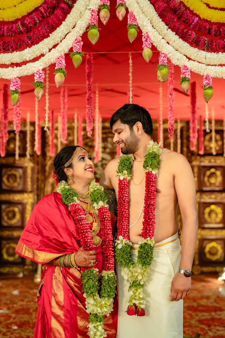 Traditional Tamil Wedding Couple Portraits