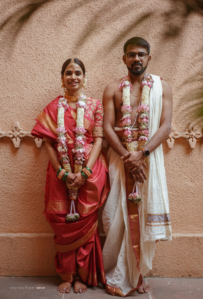 traditional Tamil couple portraits